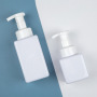 Customizable 250ml/400ml White PET Plastic Empty Press Foam Pump Head Bottle High-End for Shampoo & Lotion