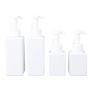 Customizable 250ml/400ml White PET Plastic Empty Press Foam Pump Head Bottle High-End for Shampoo & Lotion