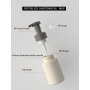 Foam Bottle 200ml PE Cosmetic Liquid Soap Dispenser with Foam Pump Bottle  Face Cream Packaging Sealing Type Spray