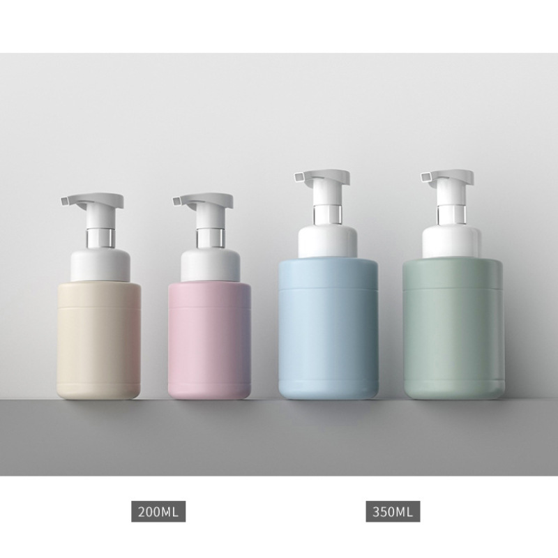 Foam Bottle 200ml PE Cosmetic Liquid Soap Dispenser with Foam Pump Bottle  Face Cream Packaging Sealing Type Spray