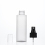 Hot Sale PET 100ml 200ml Frosted Plastic Spray Bottle Flat Shoulder Toner Bottle With Pump