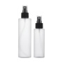 Hot Sale PET 100ml 200ml Frosted Plastic Spray Bottle Flat Shoulder Toner Bottle With Pump