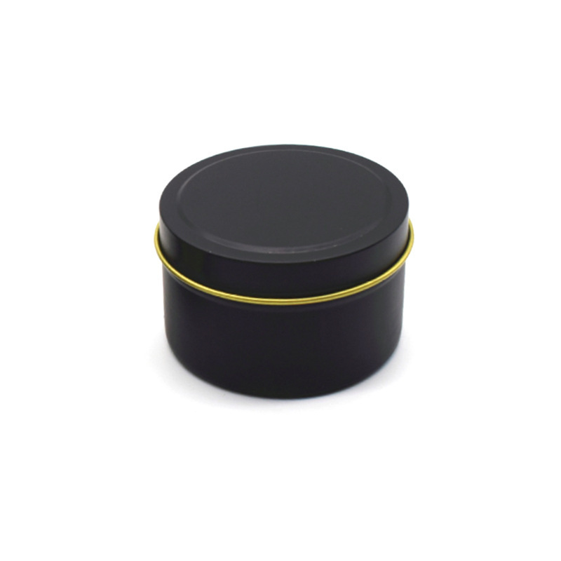 4oz Aluminum Boxes for Candle Jars Available in Gold Silver Black Colors