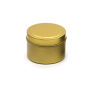 4oz Aluminum Boxes for Candle Jars Available in Gold Silver Black Colors