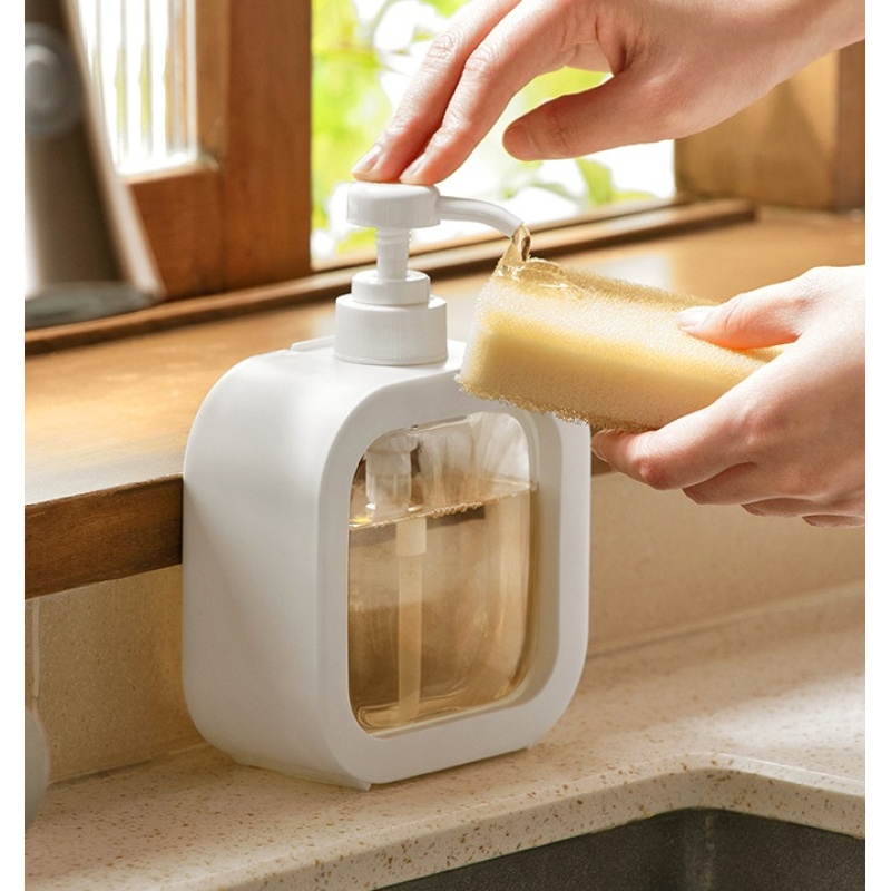 New Product  300ml 500ml Refillable Plastic Facial Cleanser Hand Liquid Soap Pump Bottles for Cosmetic