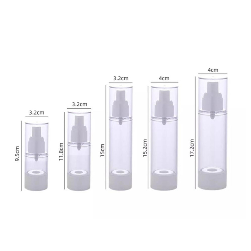 15ml 30ml 50ml 80ml 100ml Airless Bottle Vacuum Dispenser Press Travel Airless Lotion Bottle Luxury Spray Makeup Empty Bottle