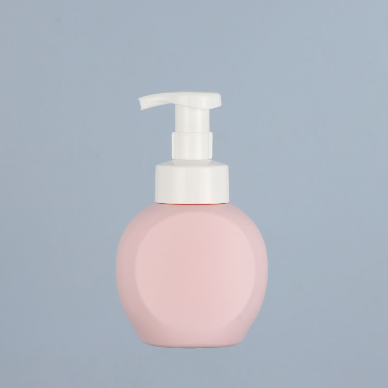 Wholesale 300ML HDPE Thick Wall Foaming Hand Soap Dispenser Bottle White Pink Foam Pump for Shampoo Use Min. Order 100pcs
