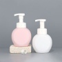 Wholesale 300ML HDPE Thick Wall Foaming Hand Soap Dispenser Bottle White Pink Foam Pump for Shampoo Use Min. Order 100pcs
