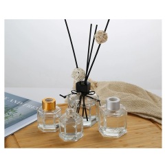 Superior Quality Hot Wholesale 50ml Clear Reed Fragrance Diffuser Glass Bottle Home Diffuser Bottle
