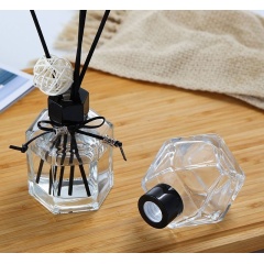 Superior Quality Hot Wholesale 50ml Clear Reed Fragrance Diffuser Glass Bottle Home Diffuser Bottle