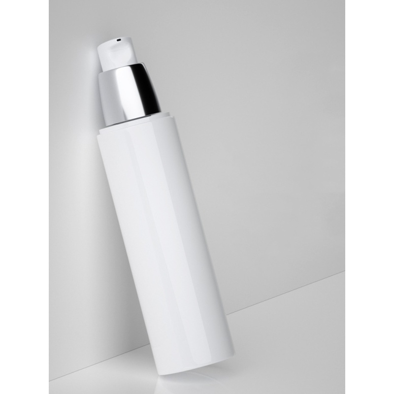 White Desktop Vacuum Emulsion Dispenser 30ml/50ml/80ml/100ml Pressed Empty Cosmetics Lotion Bottle for Skin Care Serum