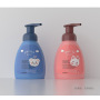 Clear Empty Oval Shape 250ml 300ml Facial Cleanser Cosmetic Liquid Packaging Bottle Bubble Foam Soap Bottles