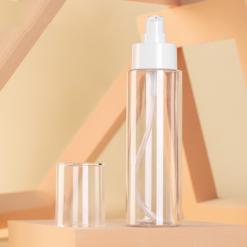 Lotion Bottle 150ml Spray Bottle Matte Flatshoulder Hydratant Flacon Split Flacon Démaquillant Transparent Body Spray Bottle