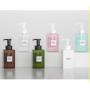 Sunshine Hot Sell 450 ml PETG square Black Lotion Bottle Luxury Cosmetic Foam Bottle Cleanser Shampoo Foam Bottle