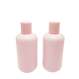 8 oz Pink Plastic Lotion Bottles 250ml Customizable with Disk Cap for Cosmetics Shampoo and Skin Care Serum