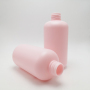 8 oz Pink Plastic Lotion Bottles 250ml Customizable with Disk Cap for Cosmetics Shampoo and Skin Care Serum