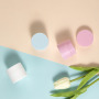 Frosted PP 5g 15g 20g 30g Skincare Cream Jar Cosmetic Package White Cap Plastic Jar Plastic Cosmetic Jar