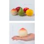 30g Cute Fruit-Shaped Red Strawberry Pink Peach Yellow Lemon Cosmetic Jar for Face Cream Plastic Bottles Packaging Box