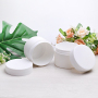 Wholesale Empty Large Capacity 250g White Face Cream PP Plastic Jars