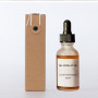 Guangzhou 2025 New Year Gift Bottles 60ml 2 oz Amber Frosted Round Glass Cosmetic Essential Oil Serum Dropper Bottle with Box