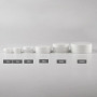 Private Label 50g 100g Empty Cosmetic Skincare Cream PP  Jar 50ml Cosmetic Plastic Jar for Cream