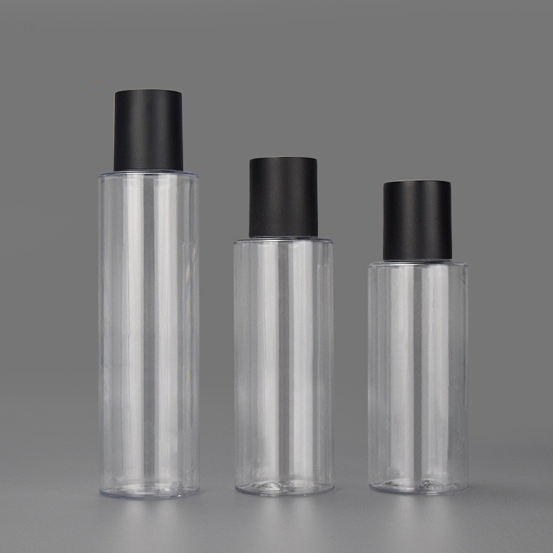 2024 New Trend High Quality 100ml Transparent Plastic Bottles with Screw Cap Plastic Bottles for Cosmetic