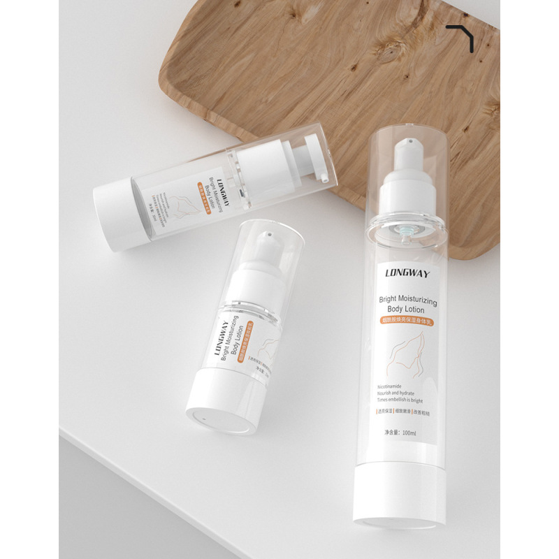 AS Airless Sunscreen Lotion Bottle  With Pump Sprayer Cosmetics in 15ml 30ml 50ml 80ml 100ml Set for Traveling