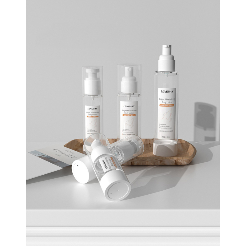 AS Airless Sunscreen Lotion Bottle  With Pump Sprayer Cosmetics in 15ml 30ml 50ml 80ml 100ml Set for Traveling