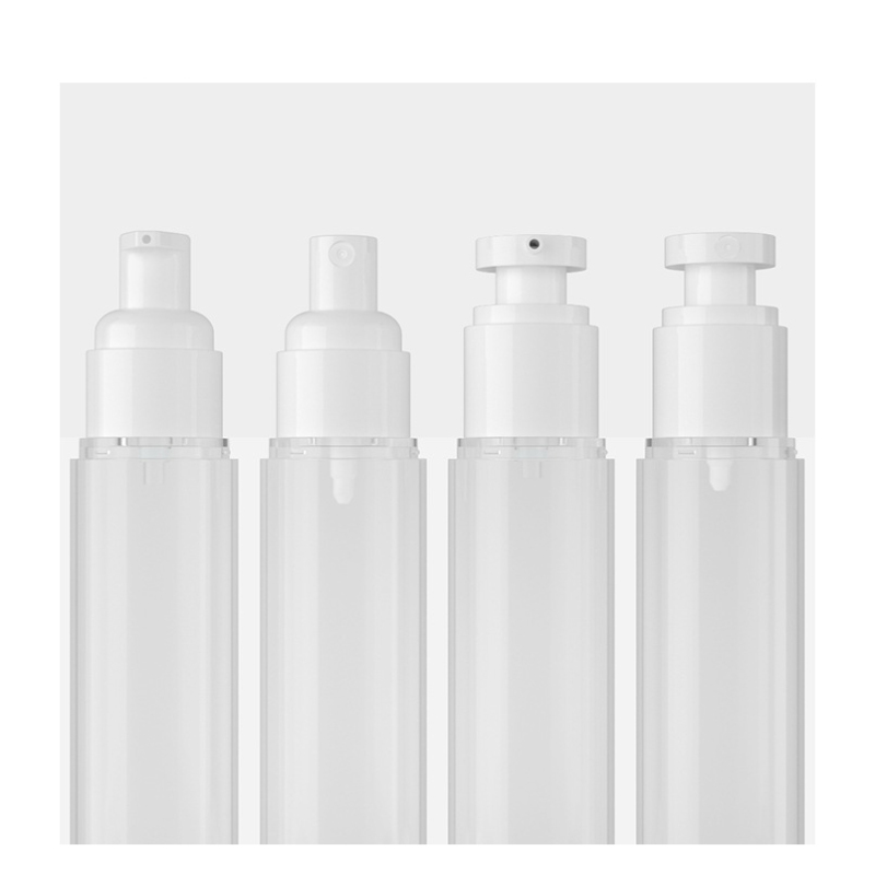 AS Airless Sunscreen Lotion Bottle  With Pump Sprayer Cosmetics in 15ml 30ml 50ml 80ml 100ml Set for Traveling
