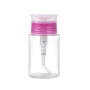 100ml 200ml PETG Cosmetic Pump Pressure Bottle for Cleansing Water Plastic Bottles with Lids Plastic Pump Bottle