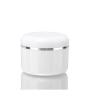 50ml Plastic Jar White PP 50ml 100ml 250ml Hair Pomade Plastic Cosmetic Empty PP Cream Jar with Lid