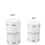 50ml Plastic Jar White PP 50ml 100ml 250ml Hair Pomade Plastic Cosmetic Empty PP Cream Jar with Lid