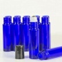 10ml Blue Glass Roll-on Bottle with Roller for Essential Oils