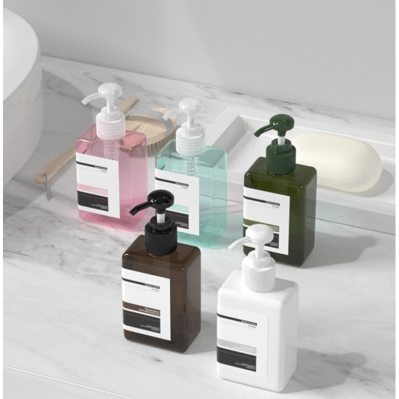 Sunshine 150 ml square Lotion Bottle Pressing Plastic Lotion Bottle Shampoo Packaging Bottle Bath
