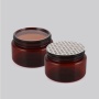 Sunshine Wholesale 100g 120g 150g PET Wide Mouth Plastic Cream Jar Aluminum Cap Empty Plastic Jar for Cream