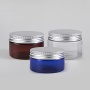 Sunshine Wholesale 100g 120g 150g PET Wide Mouth Plastic Cream Jar Aluminum Cap Empty Plastic Jar for Cream