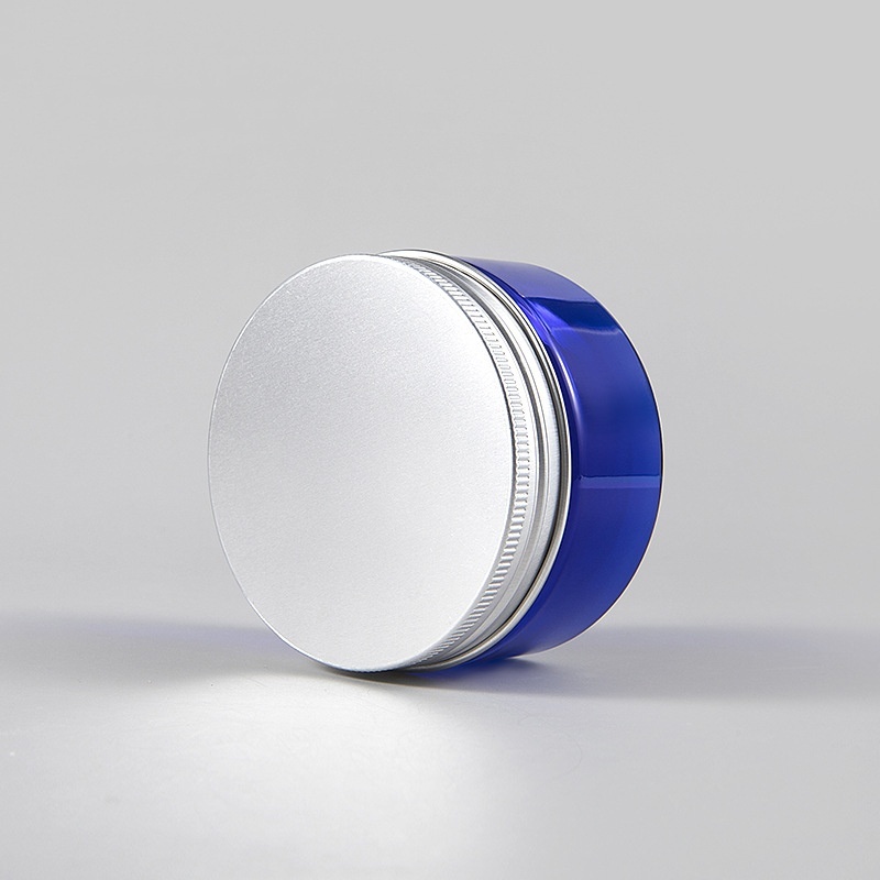 Sunshine Wholesale 100g 120g 150g PET Wide Mouth Plastic Cream Jar Aluminum Cap Empty Plastic Jar for Cream