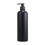 Wholesale High Quality Refillable Black Frosted Plastic Shampoo Bottle for Hair Conditioner for Cosmetic