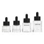 Customized Logo Matte Black Dropper 15ml/20ml/30ml Empty Serum Bottle 30ml Flat Shoulder Lash Serum Bottle for Lash or Body