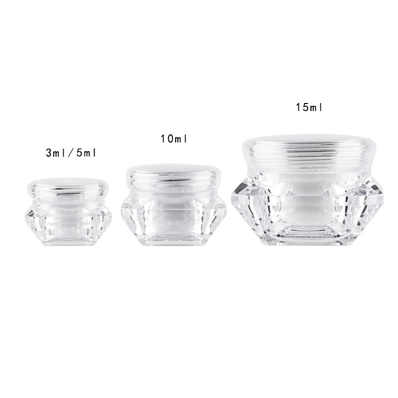2024 New Trend High Quality Luxury Plastic Jars pp Plastic Cream Jars with Lids for Cosmetic