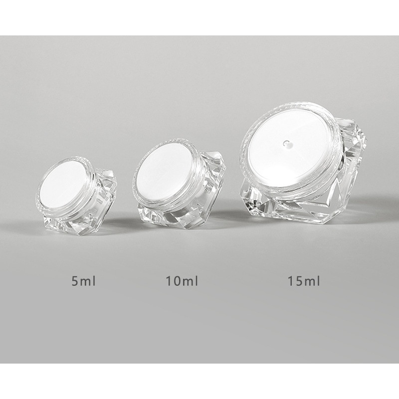 2024 New Trend High Quality Luxury Plastic Jars pp Plastic Cream Jars with Lids for Cosmetic