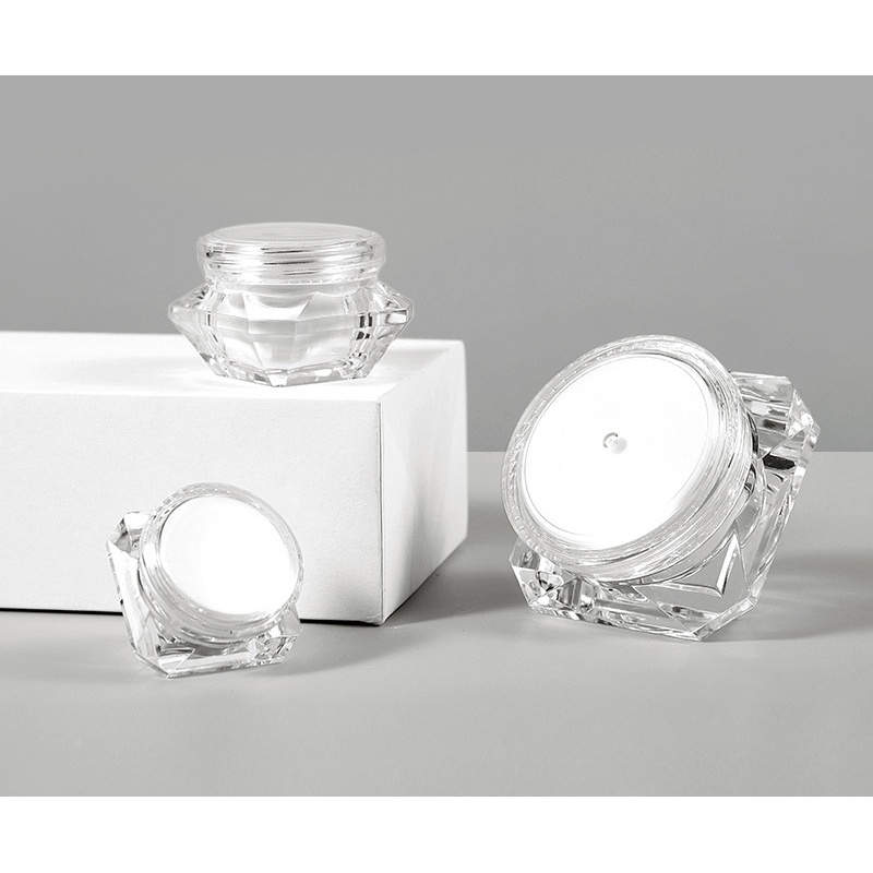 2024 New Trend High Quality Luxury Plastic Jars pp Plastic Cream Jars with Lids for Cosmetic
