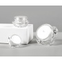 2024 New Trend High Quality Luxury Plastic Jars pp Plastic Cream Jars with Lids for Cosmetic