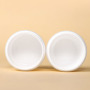 Factory Hot Selling  White Plastic Jar  100g Round  Lip Scrub Jar  for Lotion Cream  With Screen Printing