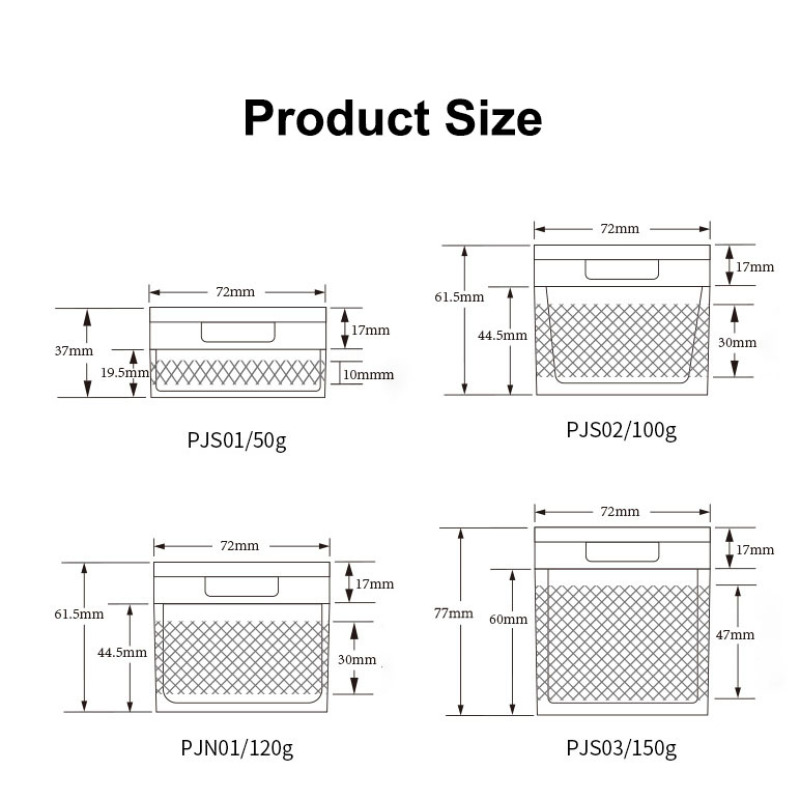 Factory Hot Selling  White Plastic Jar  100g Round  Lip Scrub Jar  for Lotion Cream  With Screen Printing