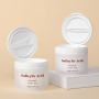 Factory Hot Selling  White Plastic Jar  100g Round  Lip Scrub Jar  for Lotion Cream  With Screen Printing