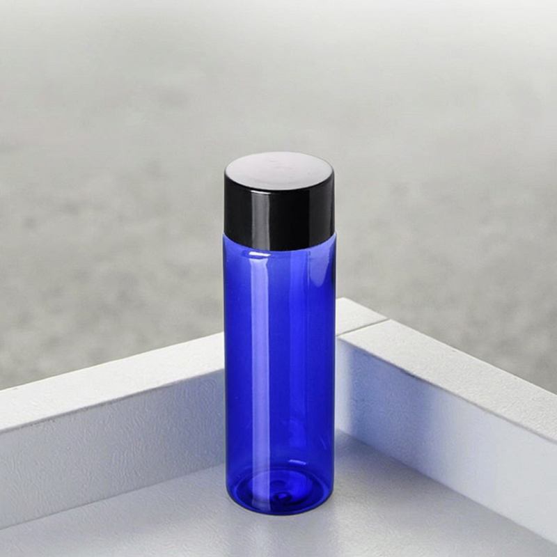 Zhejiang Manufacturer 100ml Plastic Cosmetic Bottle With Cap in Stock