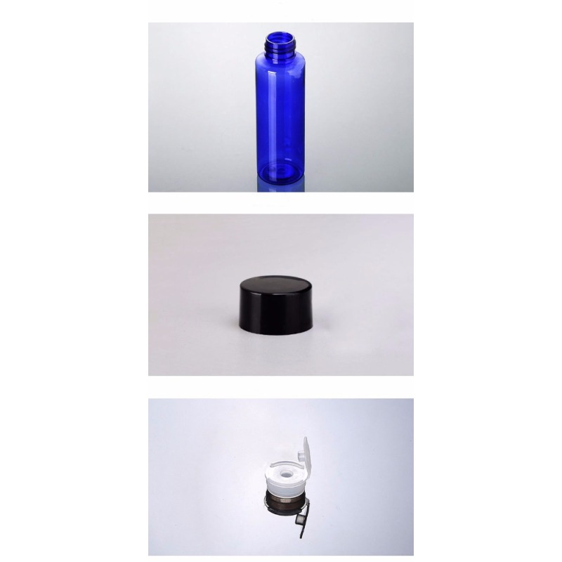 Zhejiang Manufacturer 100ml Plastic Cosmetic Bottle With Cap in Stock