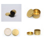 Ready to Ship 4oz 120ml Tin Candle Jar with Gold Plating and Aluminum Metal Lid