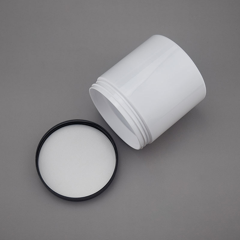 High Capacity 500ml Plastic Body Scrub Jars Packaging Empty Skincare Cosmetic Jars for Body Scrub